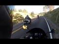 Deer leaps over my motorcycle