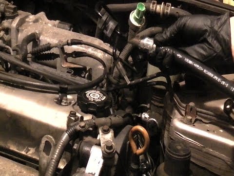 94-97 Honda Accord Power Steering Pressure Line Replacement