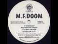 MF DOOM - Go With The Flow (Raw Rhymes)