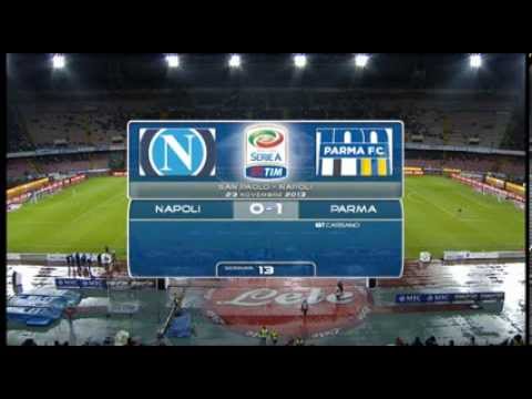 Napoli-Parma 0-1 13a Giornata di Andata Serie A TIM 2013/2014