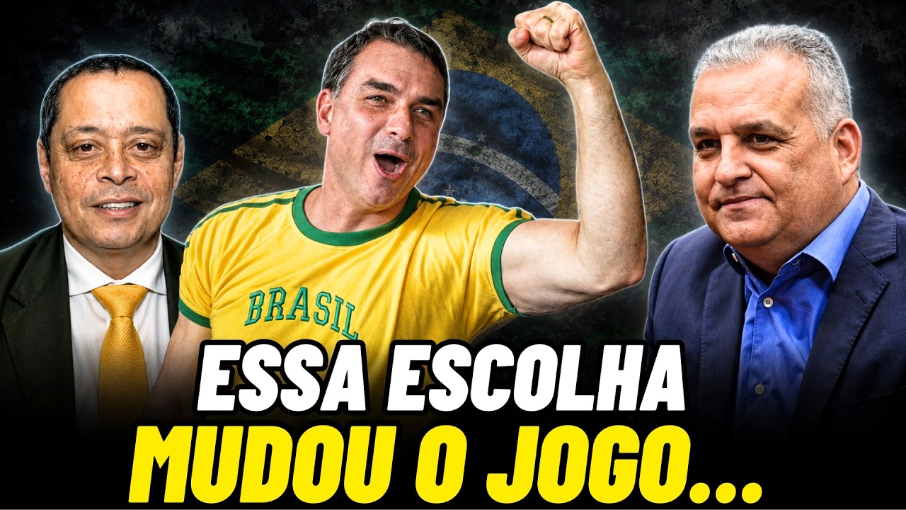 REVELADO: o plano por trás da escolha do vice de Flávio Bolsonaro