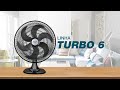 VENTILADOR DE MESA VENTISOL TURBO 6 40 CM PRETO 127 V
