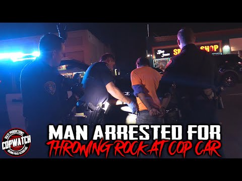 Man Arrested for Throwing Rock at Cop Car | Copwatch | United Against ...