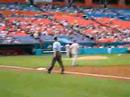 Florida Marlins 3B #24 Miguel Cabrera singles to left field Florida Marlins 3B #24 Miguel Cabrera singles to left field