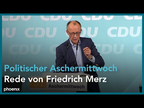 Rede von Friedrich Merz (CDU-Parteivorsitzender) beim ...