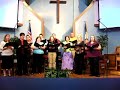 here is the first baptist church of canton, ohio's contemporary sanctuary choir rehearsing 