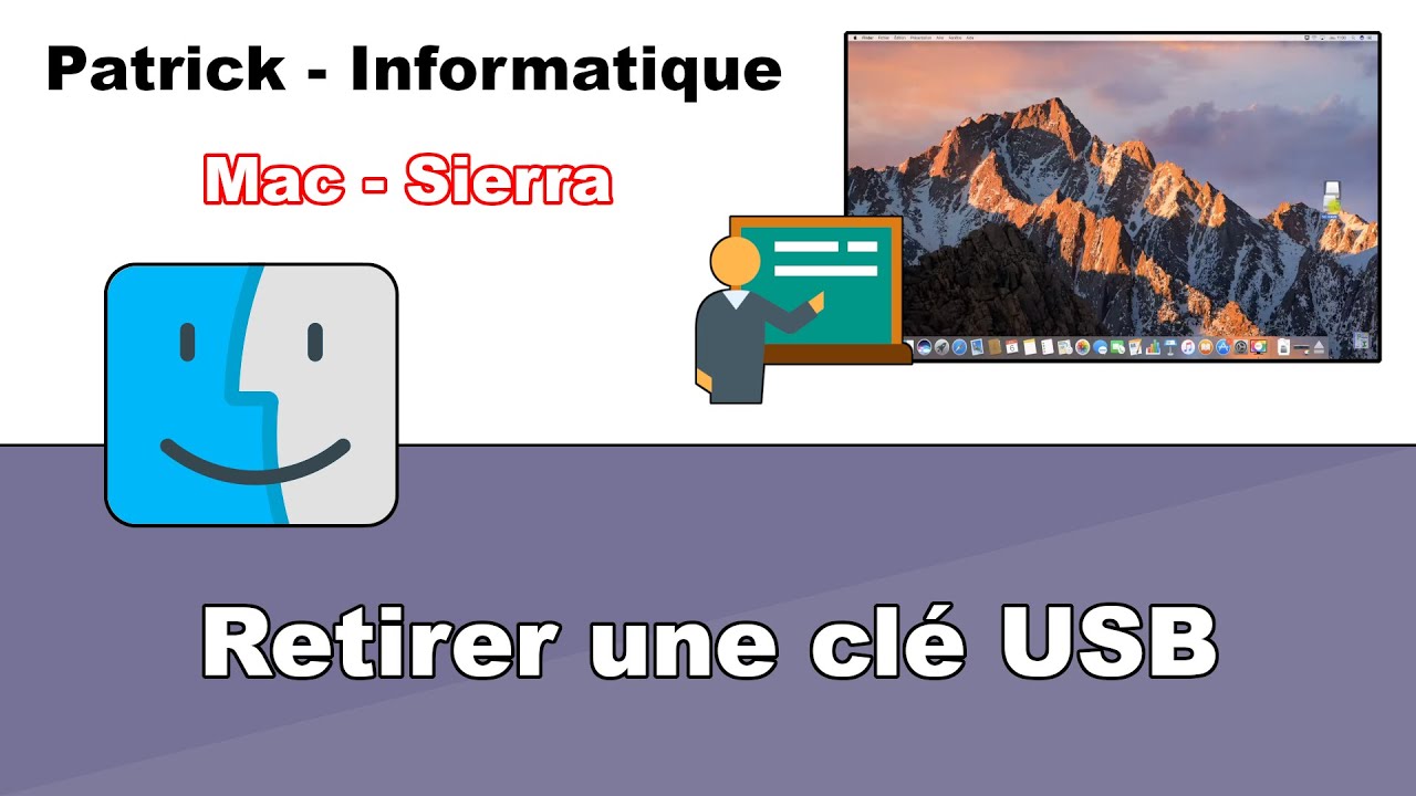 Retirer une clé USB