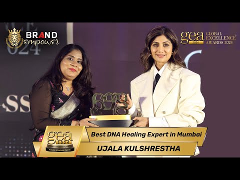 Ujala Kulshrestha wins award for Best DNA Healing Expert in Mumbai at Global Excellence Awards 2024