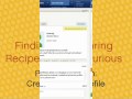 Creating your Epicurious profile