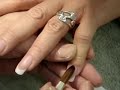 acrylic nails p w back fill part 1