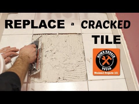 how to patch chipped tile