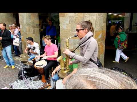 Chaibrother - Il gruppo AL JAWALA a Friburgo, in strada il 20 luglio 2012 video di fabio vincenti.