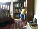 Ander chooses a book (12 months old)