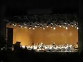 la orquesta western-eastern divan, dirigida por daniel barenboim, en la plaza mayor de madrid. comienzo de la sinfon�a concertante en si bemol, de haydn.