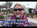 the city of fontana, ca held its annual festival of winter on december 8, featuring a parade, activities for children, and a tree lighting ceremony.
