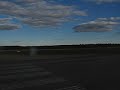 Taxi and take-off from Rovaniemi