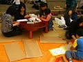 上野の森アートフェスティバル　クレヨン遊びコーナー