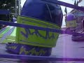 Whirling Tilt-A-Whirl Ride At State Fair
