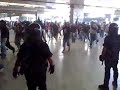 Curva A NAPOLI corteo per ROMA in stazione Termini