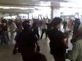 Curva A NAPOLI corteo per ROMA in stazione Termini