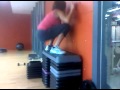Deme Hachem box jumps wipeout Deme Hachem box jumps wipeout