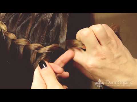 how to waterfall braid pinterest