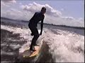Wake surfing on Lake Washington