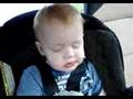 Eating and sleeping Car ride