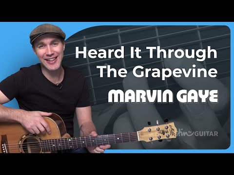How to play Heard It Through The Grapevine by Marvin Gaye (Guitar Lesson SB-412)