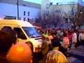 Furgoneta obstaculizando al Prendimiento