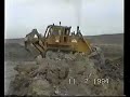Cat 657 scrapers with a double push