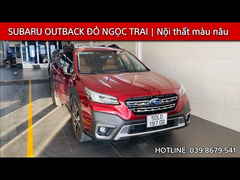 SUBARU OUBACK màu đỏ ngọc trai | nội thất màu nâu #uysubaru #subaru