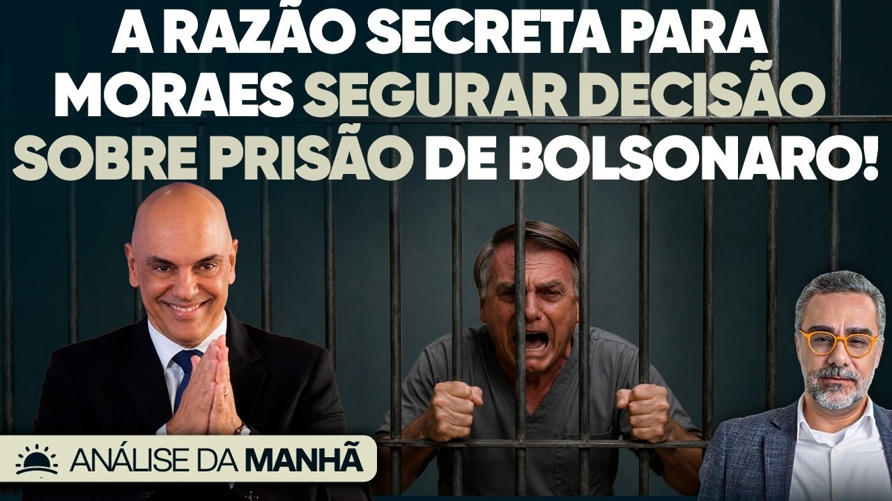 Moraes Segura Decisão Contra Bolsonaro e a Razão é Horrível Veja!
