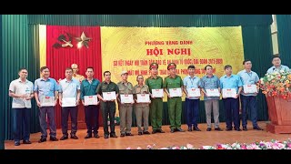 Phường Vàng Danh sơ kết ngày hội toàn dân bảo vệ ANTQ, ra mắt mô hình camera phòng chống tội phạm