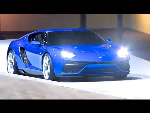 Lamborghini ASTERION in 4K HD World Premiere Driving Engine Sound New Lamborghini Sexy TV AD CARJAM