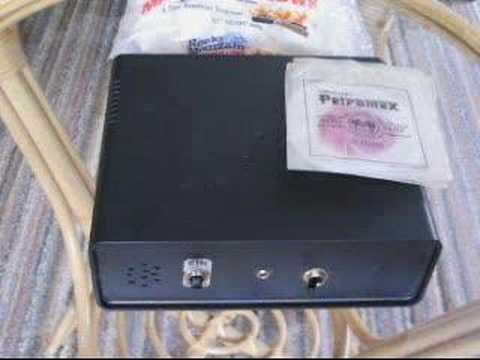 Homebrew Geiger counter: test with ...