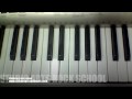 Keyboard Tutorial for Beginners:  names of the white keys