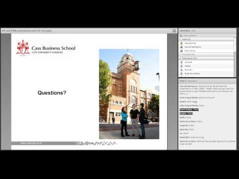 BSc Banking & International Finance/BSc Investment & Financial Risk Management, Cass Business School