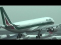 アリタリア航空エアバスＡ３３０－２００成田空港着陸