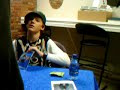 stevie's singing pic's, he's so cute!