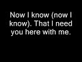Chicago-You're the Inspiration (Lyrics)
