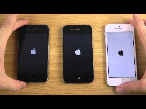 iPhone 5 iOS 7 Beta 6 vs. iPhone 4S iOS 7 Beta 6 vs. iPhone 4 iOS 7 Beta 6 - Which Is Faster?