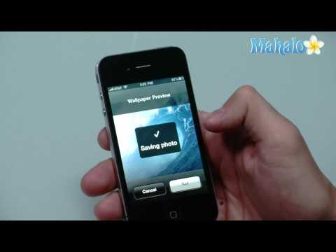 how to set screensaver on iphone