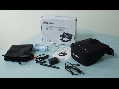 Eachine EV800 5.8G FPV VR Goggles Video Review from www.banggood.com