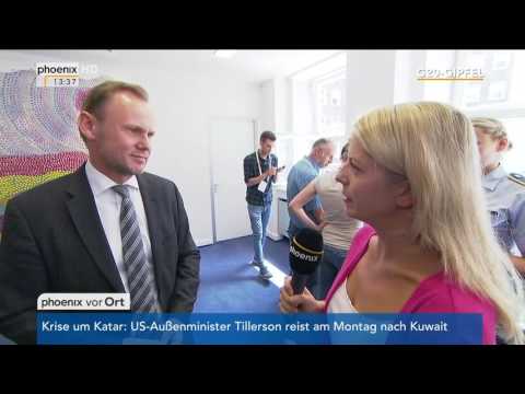 G20-Gipfel: Hamburgs Innensenator Andy Grote zum Polizeieinsatz am 07.07.17