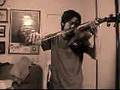 Playing Violin Part For Set Fire To Flames Track