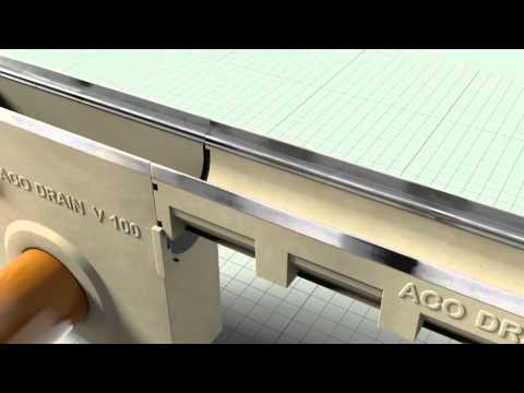 how to install aco drain