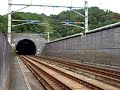 アンパンマントロッコ号の上の町通過。