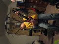 Daniel plays \"guitar\" and sings \"Paranoid\", Rock Band editio