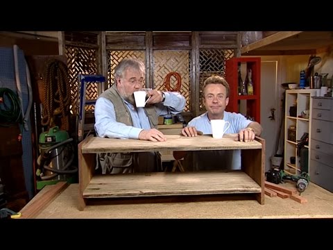how to build a tv stand with doors